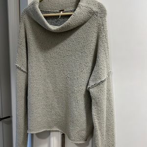 Free People San Vincente Pullover in Silver Sapphire. Size Small. BRAND NEW!!